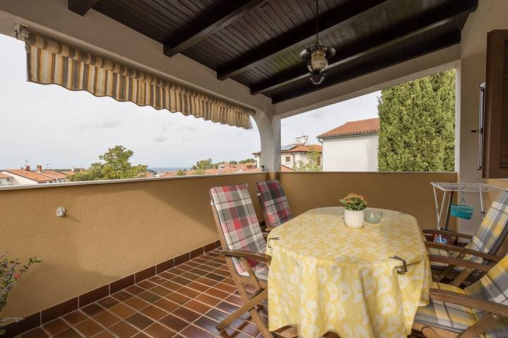 Appartement entier, Appartement de vacances pour 3 personnes avec vue sur l’océan in Poreč, Grad Poreč