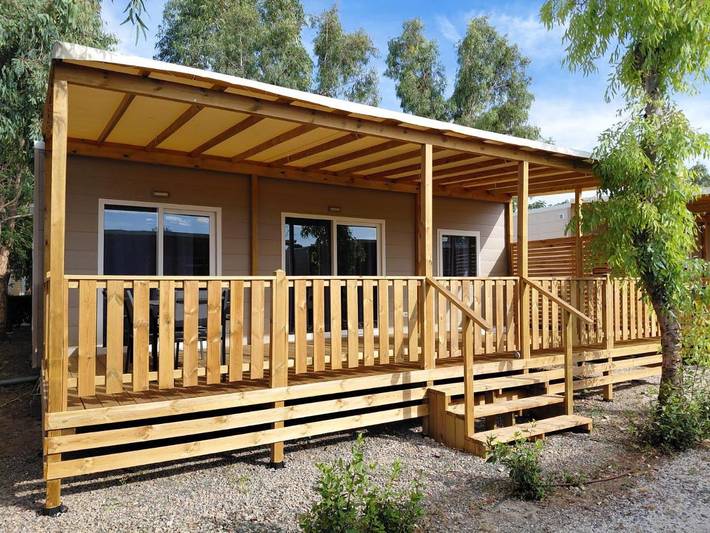 Camping für 6 Personen, mit Kinderpool und Pool sowie Garten in Marina di Bibbona - 4