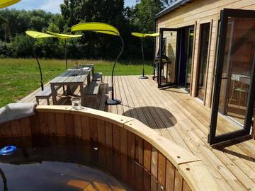 Cottage pour 10 personnes, avec jardin ainsi que piscine et vue à Thenay