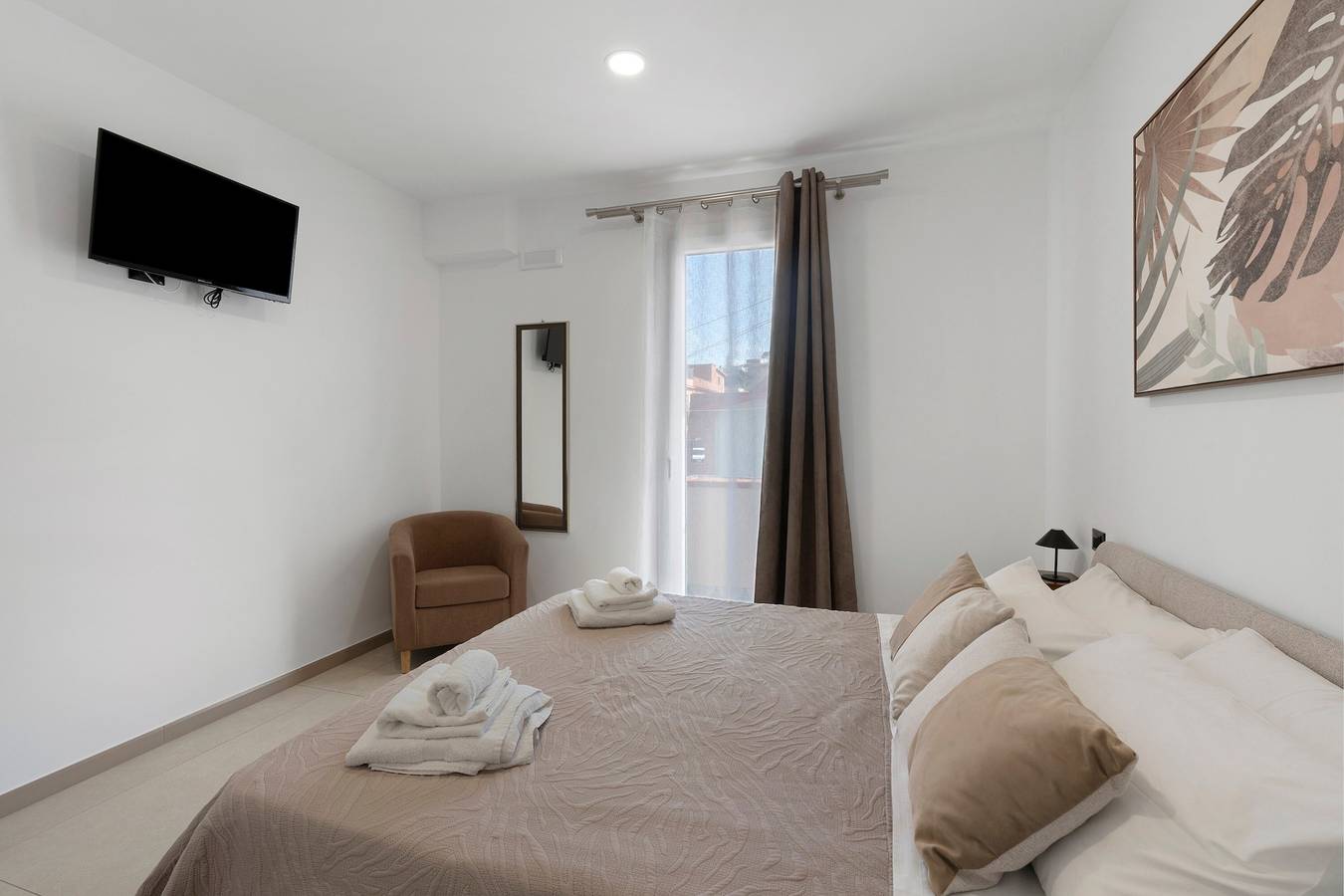 Room '2' with Balcony, Wi-Fi and Air Conditioning in Balestrate, Palermo Province