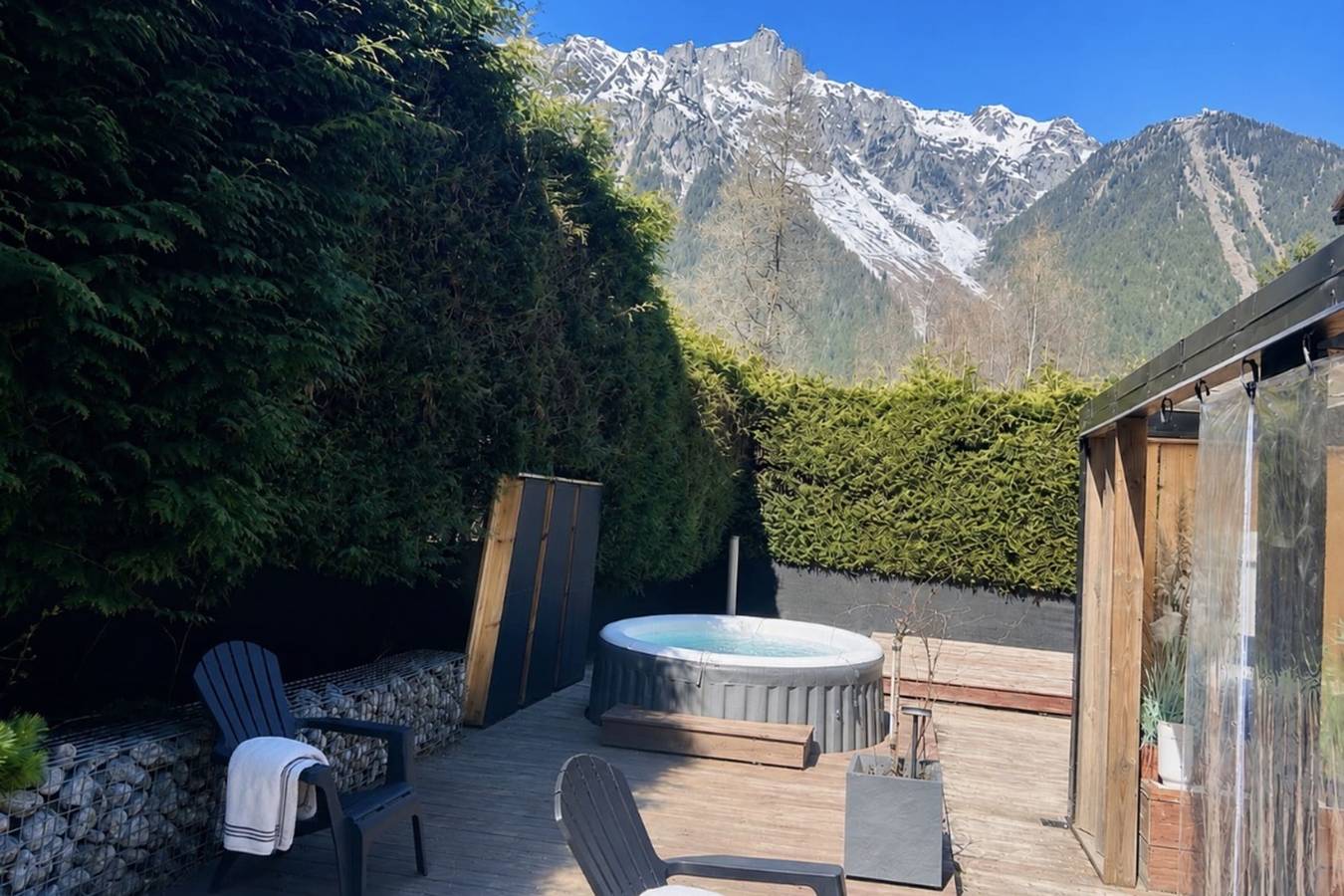 Design chalet with pool & jacuzzi in Chamonix, Mont-Blanc-Massiv