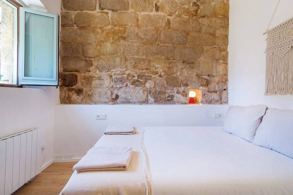 Traditional stone house in Peratallada in Forallac, Costa Brava