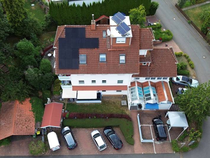 Ferienwohnung für 4 Personen, mit Balkon und Terrasse sowie Ausblick in Hemfurth-Edersee
