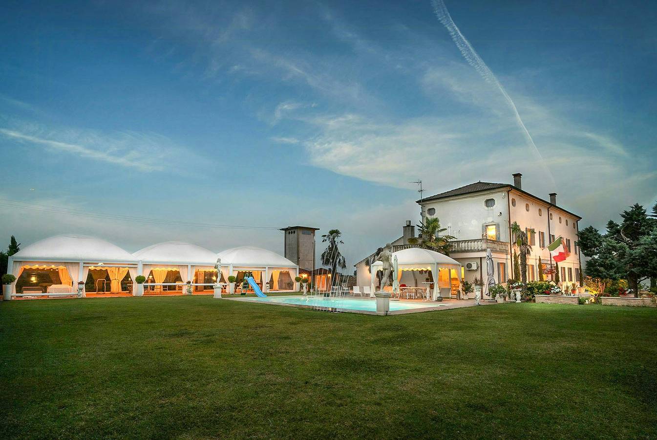 Venetian villa from 1870 near Montagnana in Castelbaldo, Prowincja Padwa