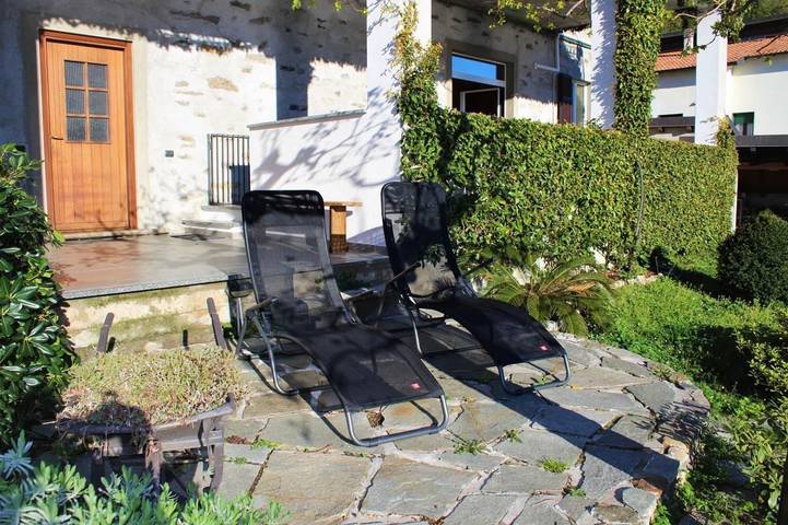 Ferienwohnung für 4 Personen, mit Garten und Sauna sowie Seeblick, mit Haustier in Comune di San Siro - 3