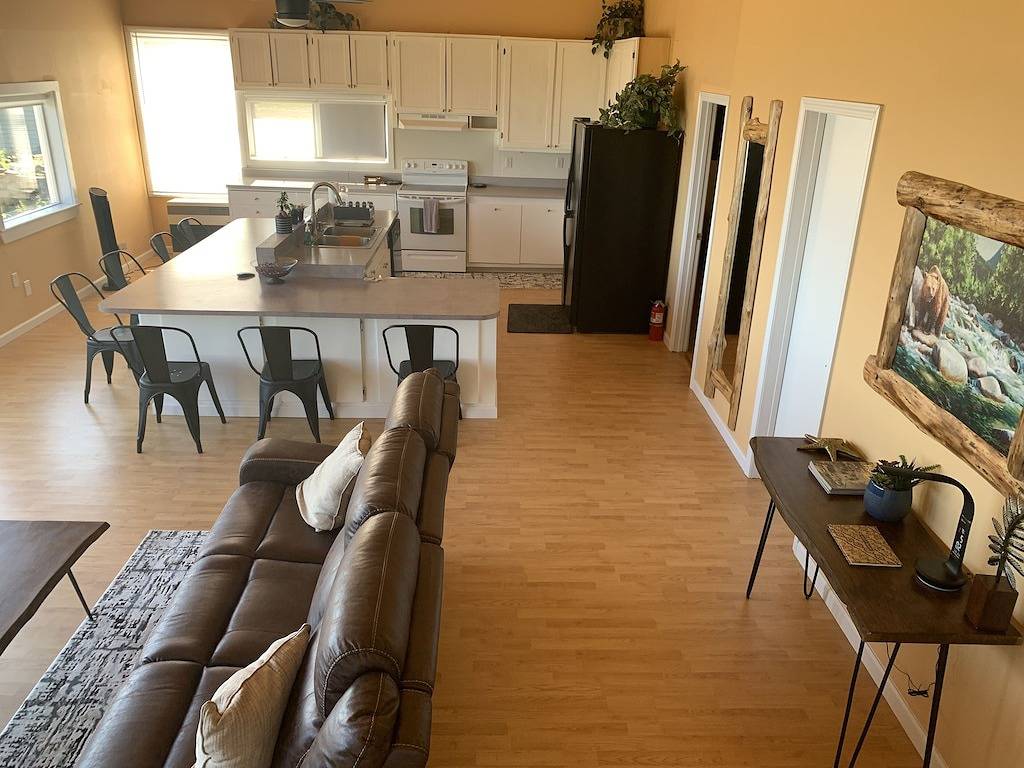 Panoramic View Of Kenai Mountains And Homer Spit in Homer, Kenai Peninsula