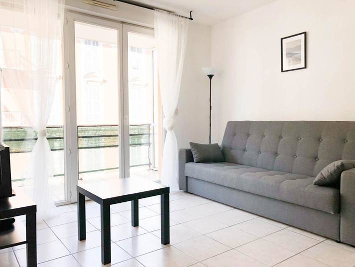 Gîte pour 4 personnes, avec balcon dans Gare De Nice Riquier - 4
