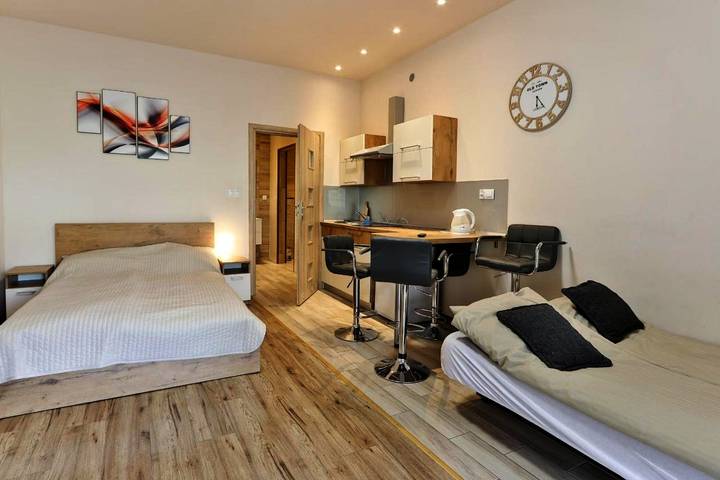 Apartament wakacyjny dla 4 osób, z widok i ogród w Ustroń