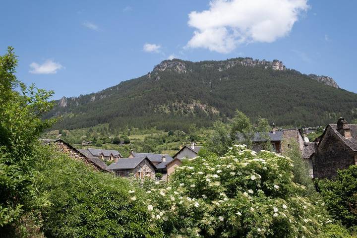 Gîte pour 4 personnes, avec Balcon ainsi que Terrasse et Vue dans les Gorges du Tarn - 2