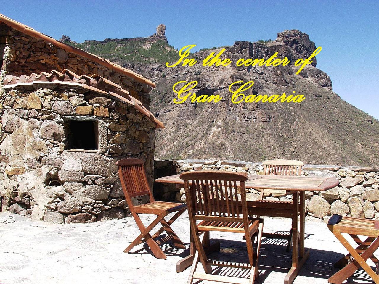 250 year old stone house in a stunning natural setting in Tejeda, North Gran Canaria