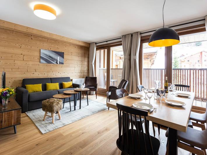 Gîte pour 6 personnes, avec Balcon dans Plagne 1800