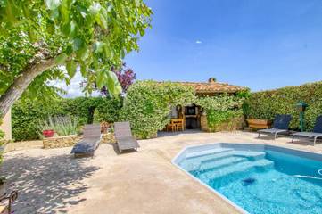 Chambre d’hôte pour 2 personnes, avec jardin ainsi que piscine et vue à La Cadière-d'Azur