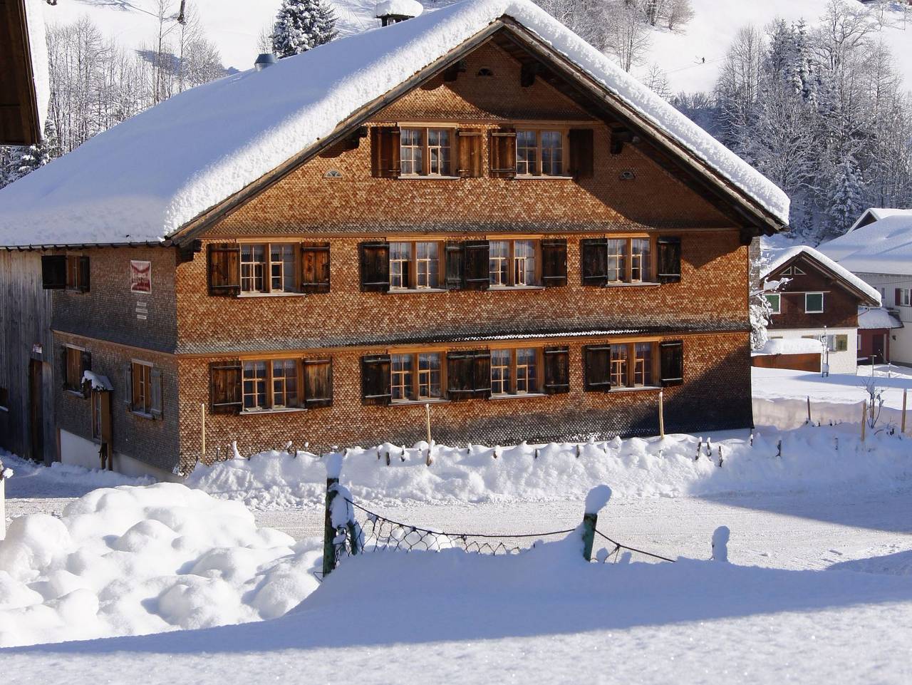 Denkmalgeschütztes Haus im idyllischen Mellau - Nazes Hus - Familiezimmer Kanisfluh in Mellau, Bregenzerwald