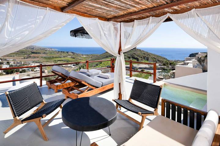 Ferienwohnung für 2 Personen, mit Garten und Pool sowie Whirlpool auf Santorin - 2