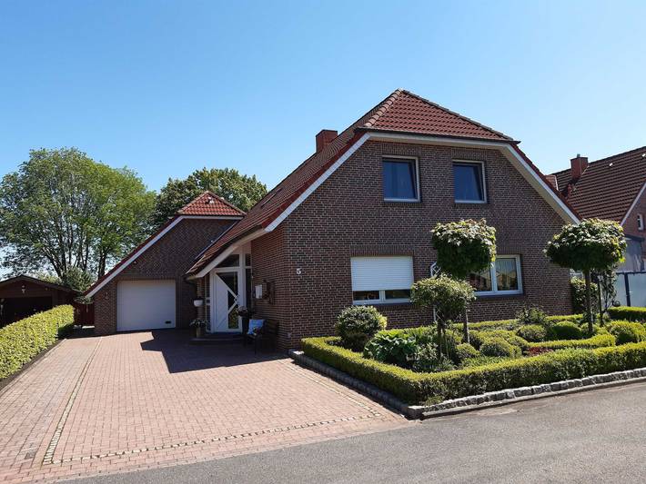 Ferienwohnung für 3 Personen, mit Terrasse und Garten in Rhauderfehn