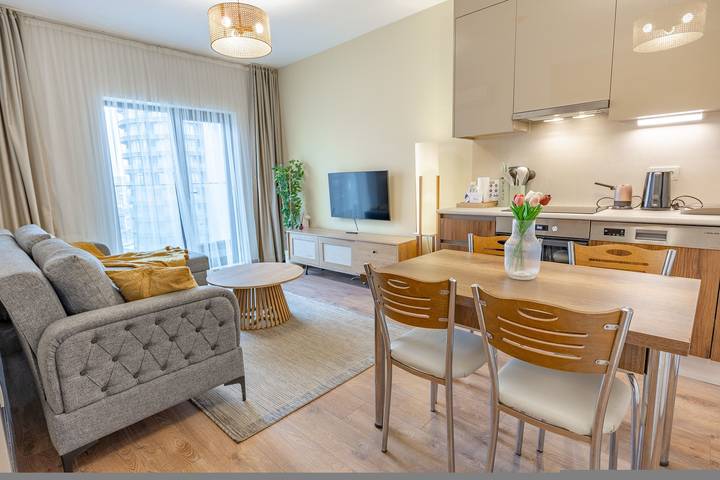 Gîte pour 3 personnes, avec piscine ainsi que balcon et jardin à Istanbul