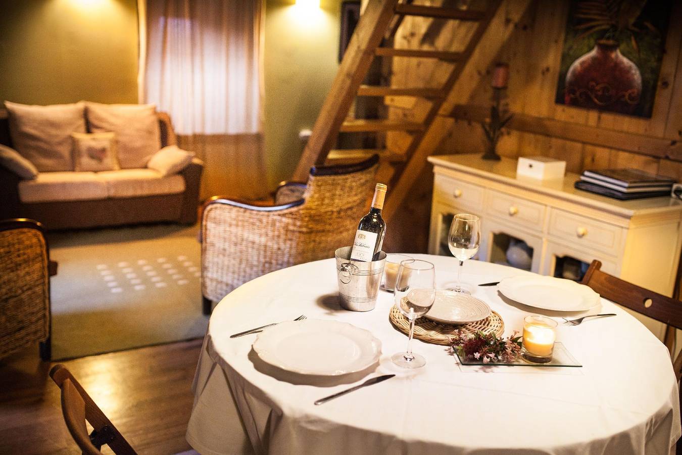 Apartamento vacacional entero, Apartamento "A Solaina" con terraza in La Lama, Provincia de Pontevedra