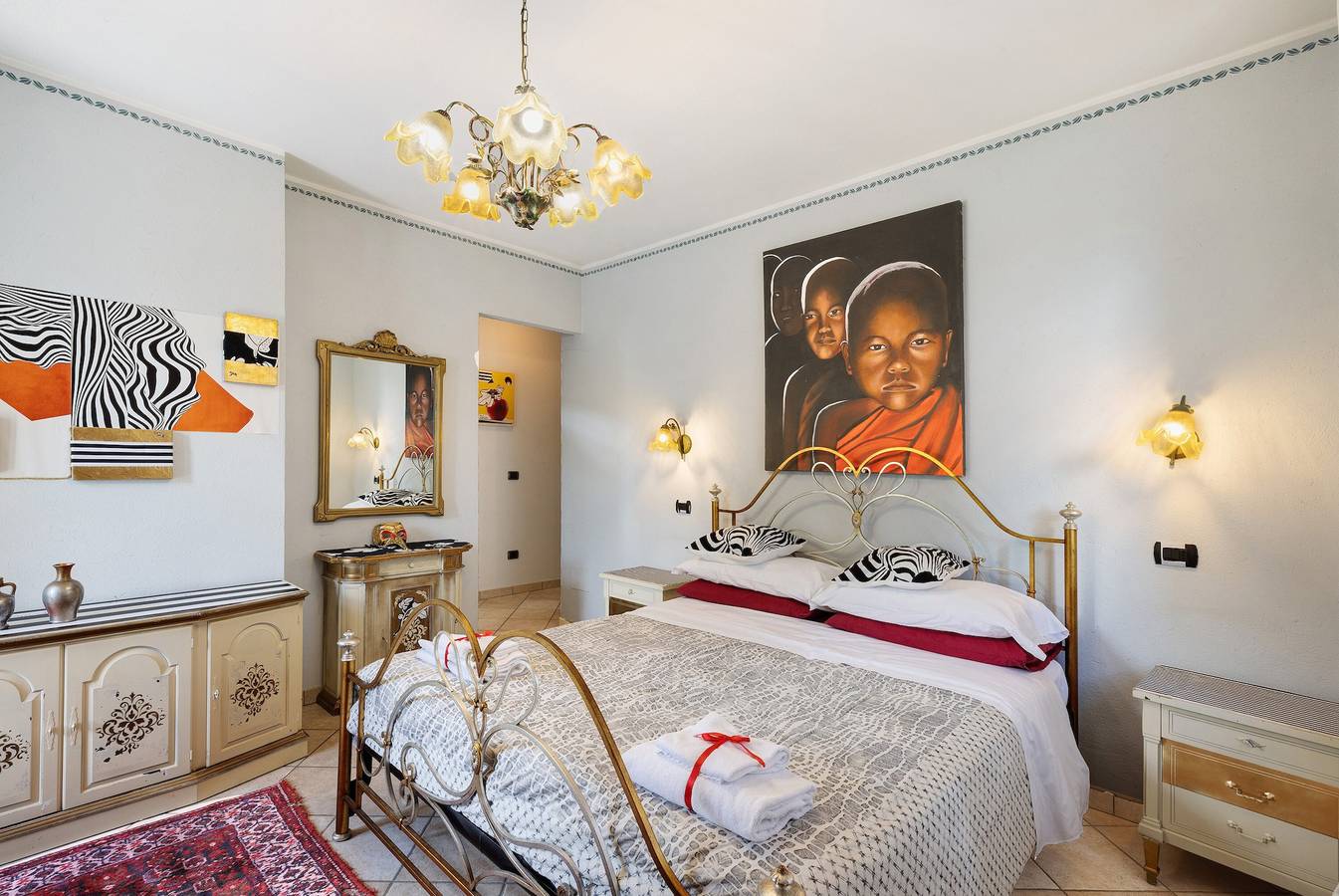 Room 'Favorita Suite' with Shared Terrace, Shared Garden and Wi-Fi in Mango indyjskie, Langhe