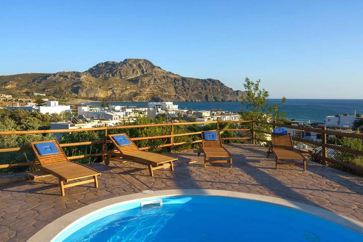 Ferienhaus für 9 Personen, mit Balkon und Balkon/Terrasse sowie Garten in Plakias - 2