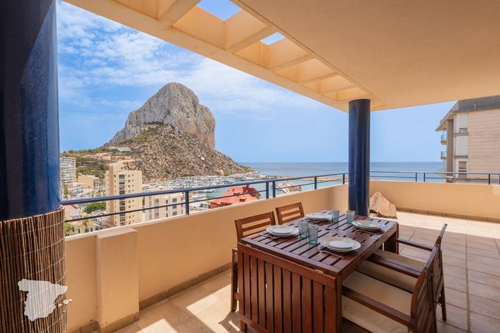 Ferienwohnung für 4 Personen, mit Meerblick und Balkon sowie Terrasse und Kinderpool in Calpe - 4