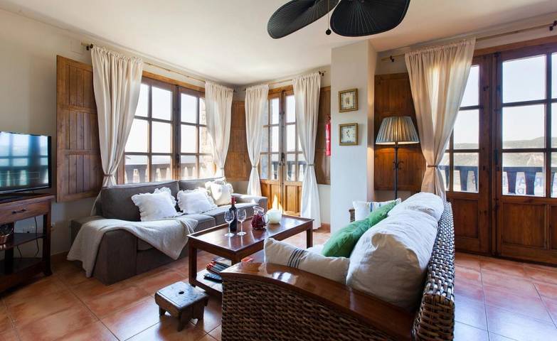 Apartamento para 2 personas, con jardín en Aínsa