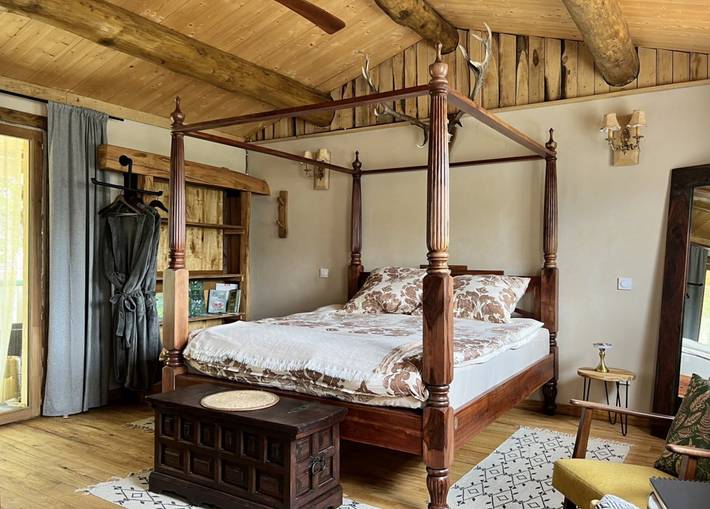 Chambre d’hôte pour 2 personnes, avec jardin, animaux acceptés
