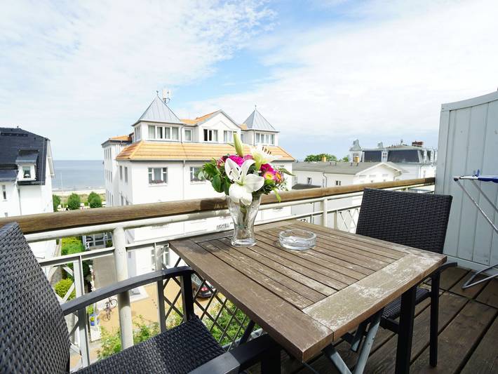 Ferienwohnung für 3 Personen, mit Balkon und Seeblick in Bansin - 4