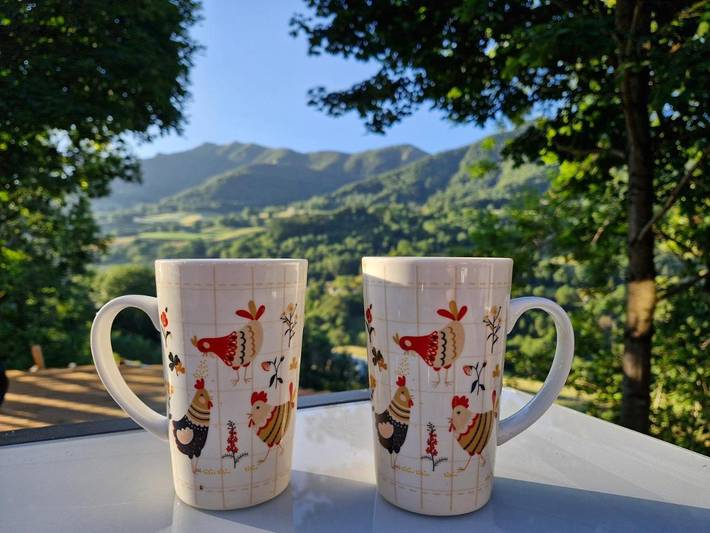 Chalet pour 2 personnes, avec sauna ainsi que terrasse et jacuzzi dans le Cantal - 4