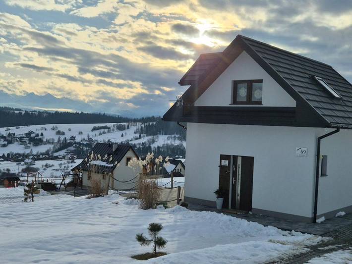 Dom dla 6 osób, z taras i widok oraz ogród w Grywałd