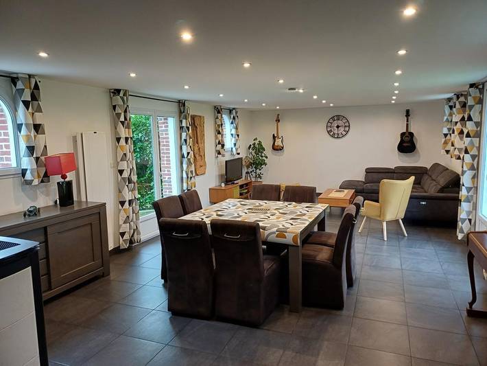 Gîte pour 6 personnes, avec terrasse et jardin, animaux acceptés à Anglesqueville-l'Esneval