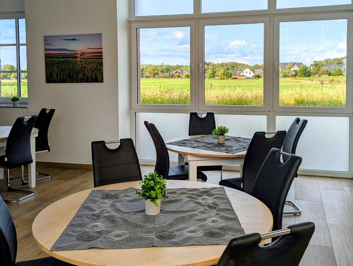 Moderne Gästezimmer und Studios auf dem Heskeshof in Kempen, Niederrhein