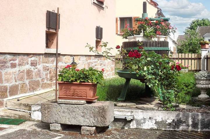 Appartement de vacances pour 4 personnes, avec jardin