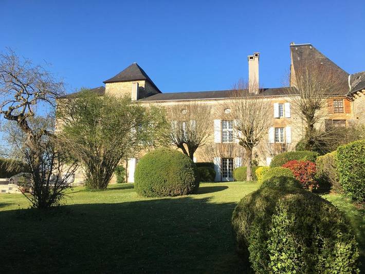 Cottage pour 8 personnes, avec jardin ainsi que vue et piscine à Sainte-Orse