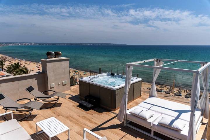 Ferienwohnung für 6 Personen, mit Balkon und Ausblick in Can Pastilla