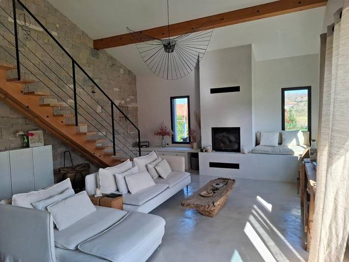 Location de vacances pour 4 personnes, avec piscine ainsi que vue et jardin à Ascain - 3