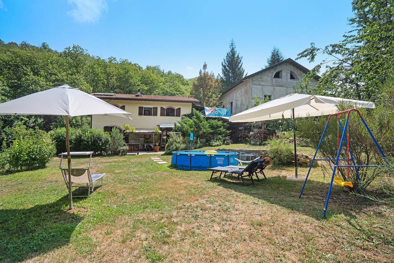 Ferienhaus Casamasa mit privatem Garten, Pool und Wlan in Mulazzo, Val di Magra
