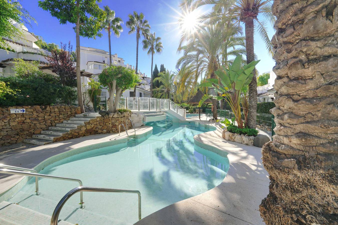 Entire apartment, 1104 Charming Beachfront Apartment on Golden Beach in Marbella East, Marbella