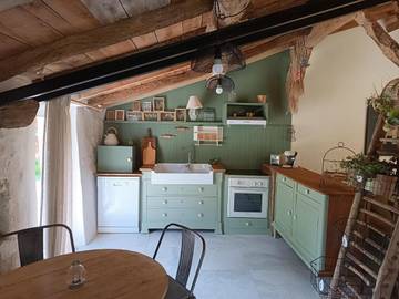 Location de vacances pour 3 personnes, avec terrasse à Sallertaine