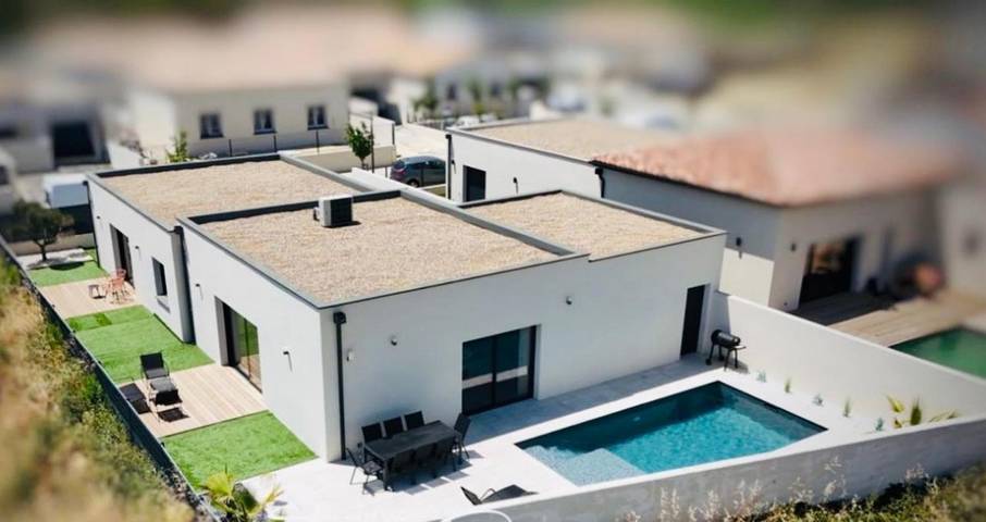 Location de vacances pour 7 personnes, avec jardin ainsi que piscine et vue à Pennautier - 2