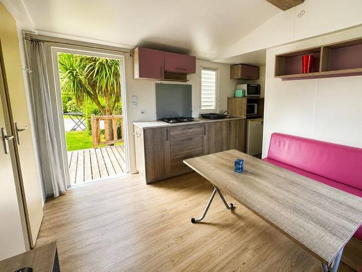 Camping du Golf - Mobilheim 4 personen - Mh2 Green 26 m² in Dives-sur-Mer, Lisieux und Umgebung