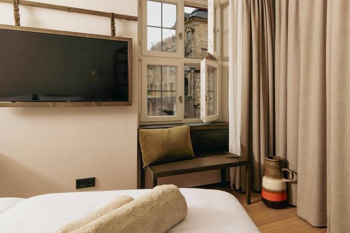 Hotel voor 4 personen, met terras en uitzicht in Bamberg