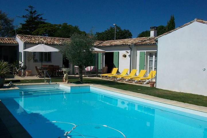 Maison de vacances pour 11 personnes, avec jardin et terrasse sur l' Île de Ré