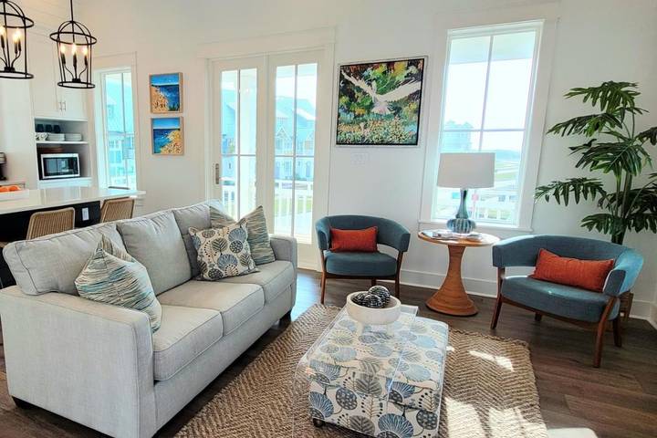 Maison de vacances pour 4 personnes, avec piscine ainsi que vue et balcon dans Texas