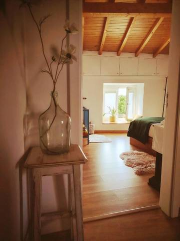 Maison de campagne pour 3 personnes, avec terrasse et vue, animaux acceptés dans Alijó