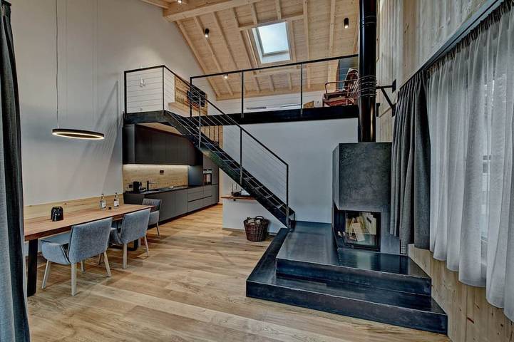 Chalet für 4 Personen, mit Balkon und Garten sowie Sauna