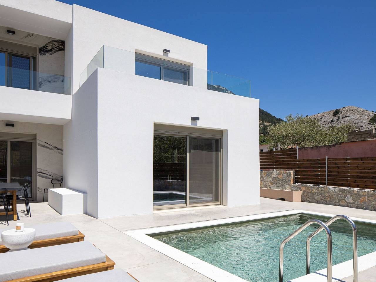 Imbros Villa lll -''Gratis''Beheizter Pool in den Bergen in Chania und Umgebung