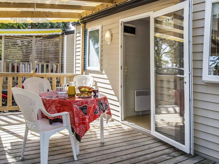 Camping Ostrea - Mobilhome 2 personas - Le Vivier, Mobil Home 1 Dormitorio in Dolus-d'Oléron, Côte de Beauté