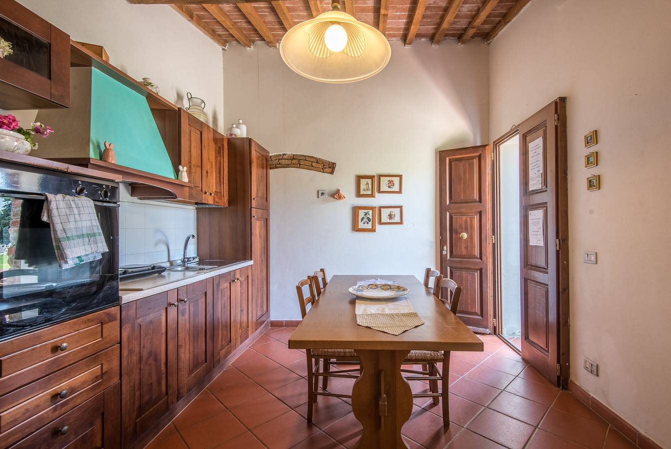 Ferienwohnung "Trilocale Etrusco" mit Gemeinschaftspool, Garten & Wlan in Castiglion Fibocchi, Valdarno