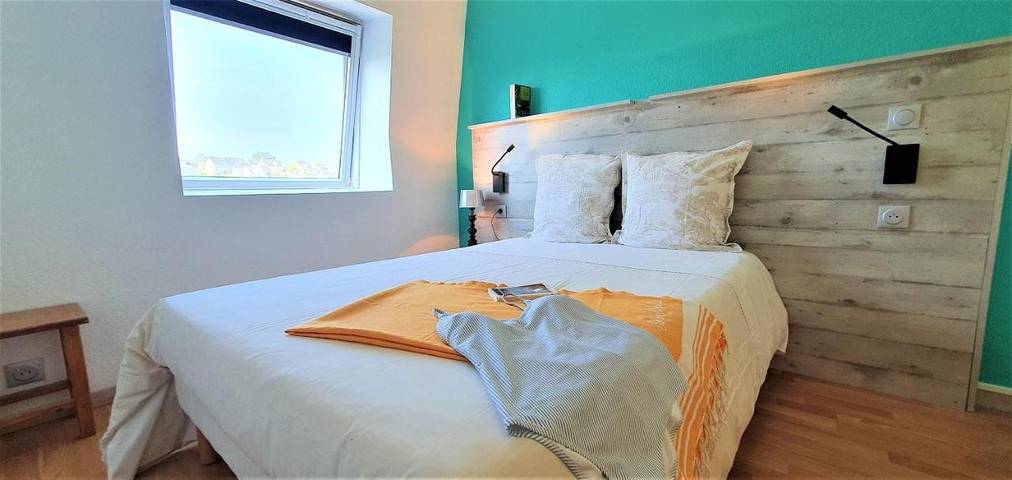 Appart’hôtel pour 4 personnes, avec Jardin et Vue à Lanvéoc