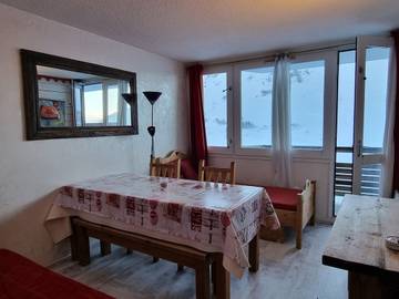 Gîte pour 4 personnes, avec balcon, animaux acceptés dans Aime 2000